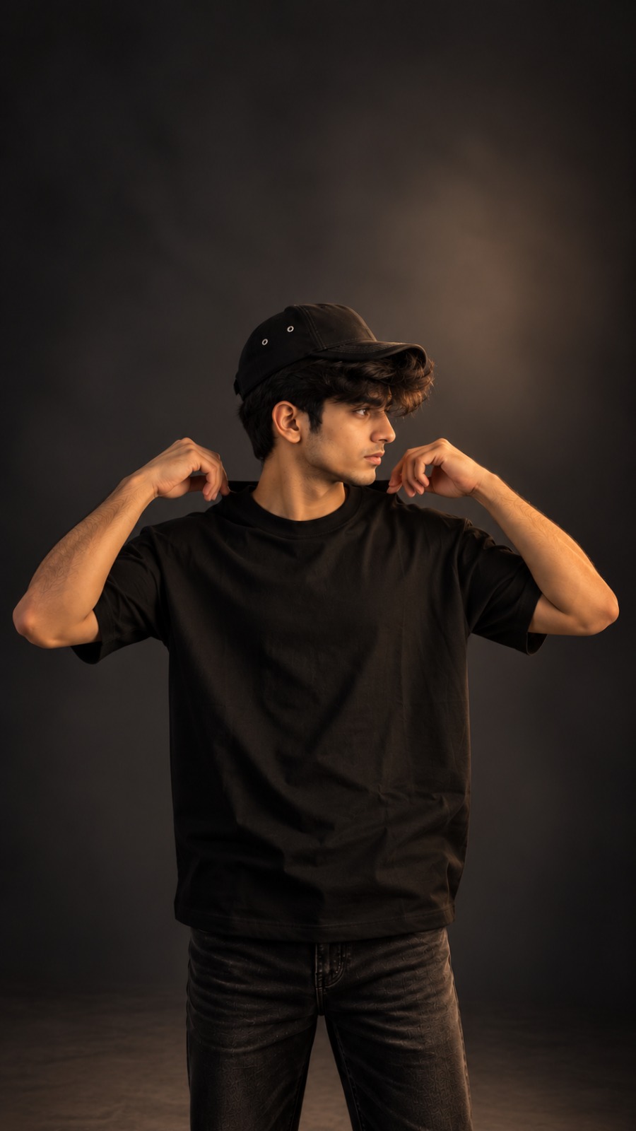 NIFIKR Essential Black Oversized T-Shirt